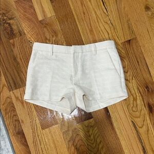 Banana Republic Women's High Waist Shorts in Cream